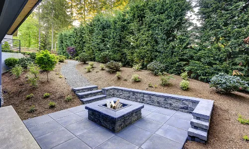 Outdoor Firepit Installation