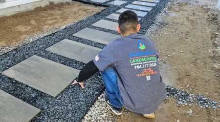 Paver Walkway Installation